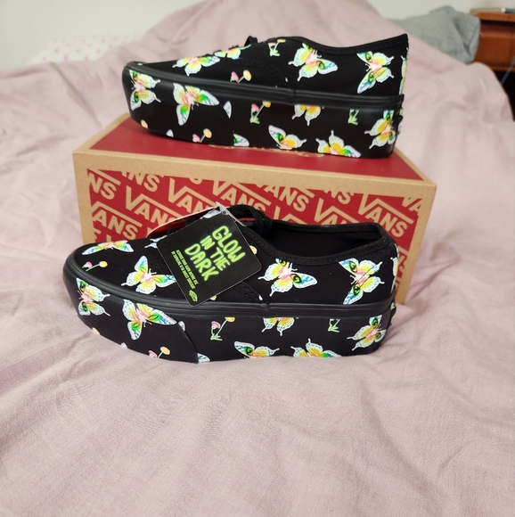 Vans Shoes - Vans Authentic Stacked Morph Blackout Glow In The Dark Size 5.5 Women's NWB